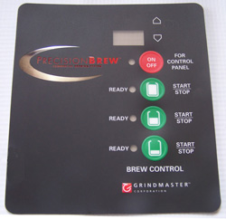 Embossed decal "PrecisionBrew" by Serigraphic Screen Print