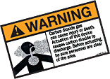Warning Labels are available at Serigraphic Sceen Print