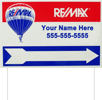 Yard Sign "Remax, Brian Stephen" by Serigraphic Screen Print