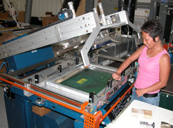 Screen Printing at Serigraphic Screen Print, La Crosse, WI